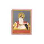 A SEATED PORTRAIT OF MAHARANA BHIM SINGH OF MEWAR (1768 - 1828)