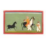 A RAJPUT NOBLEMAN ON HORSEBACK