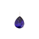 A tanzanite pendant