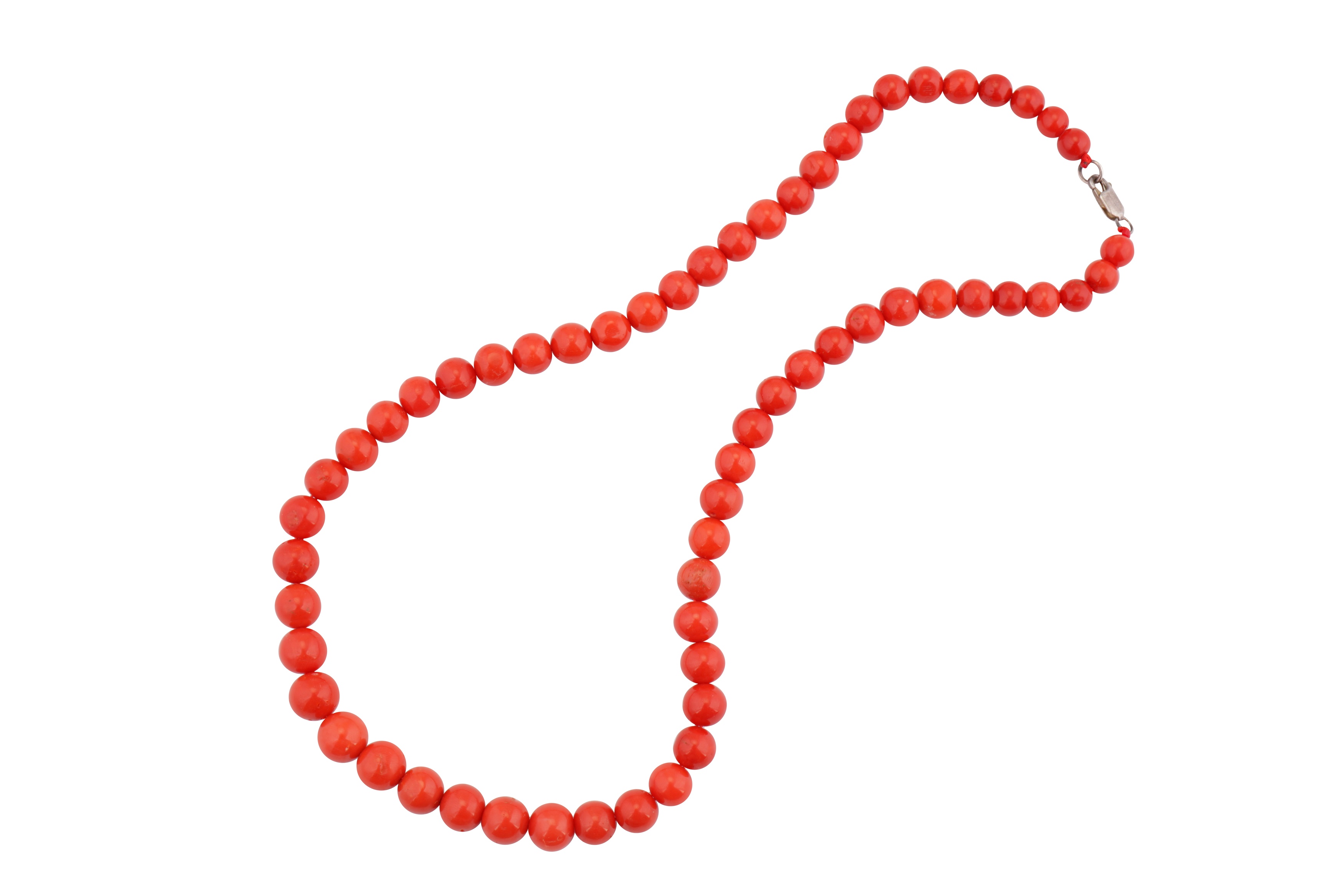 λ Two coral bead necklaces - Image 4 of 6