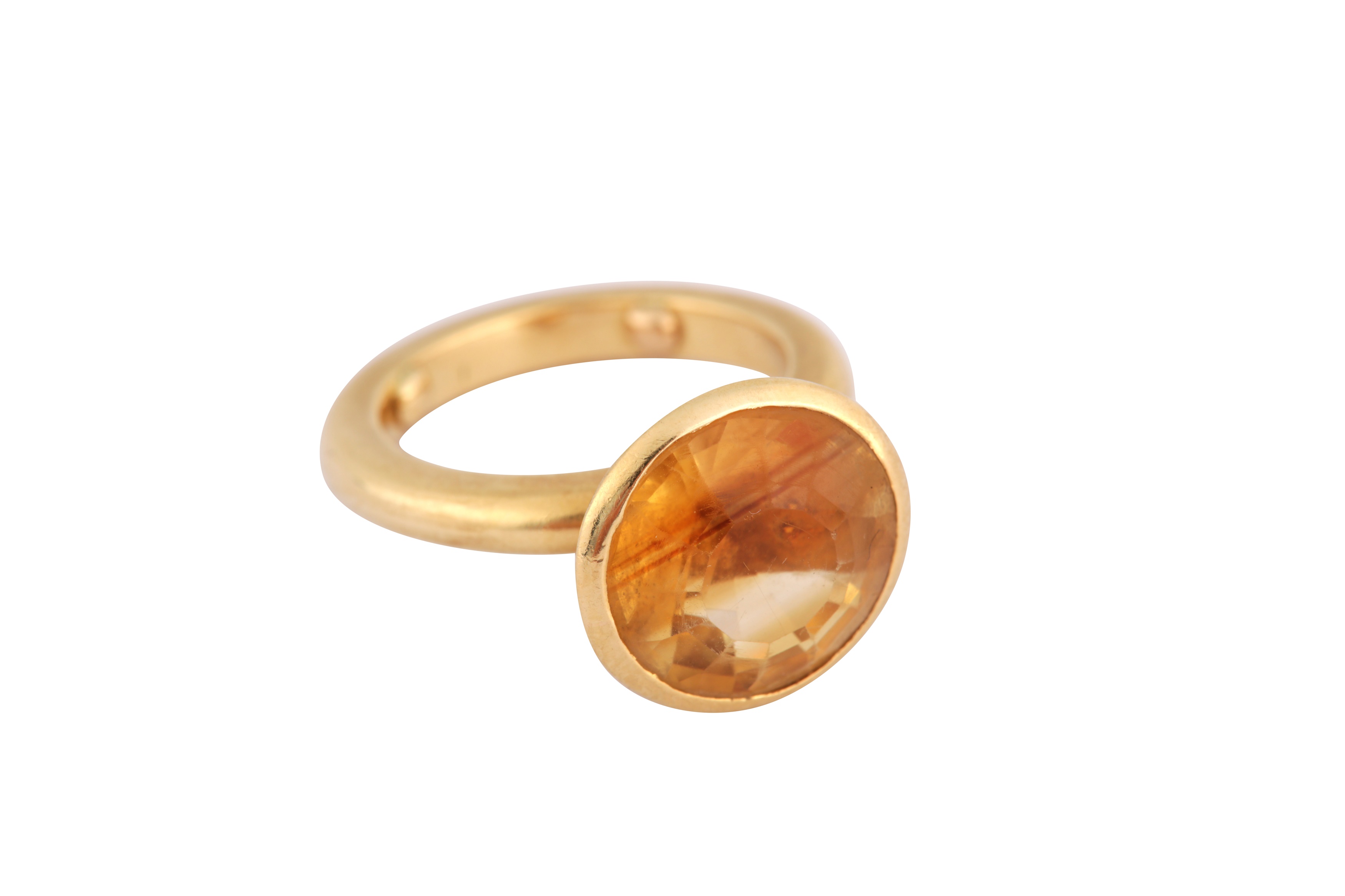 A citrine ring - Image 2 of 4