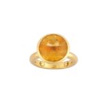 A citrine ring