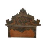 AN 18TH CENTURY AND LATER ITALIAN PAINTED DRESSER