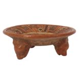 A PRE-COLUMBIAN MAYAN STYLE POTTERY CENSER