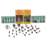 TWO LORD OF THE RINGS 'MIDDLE-EARTH METAL MINIATURES' FIGURES BOX SETS