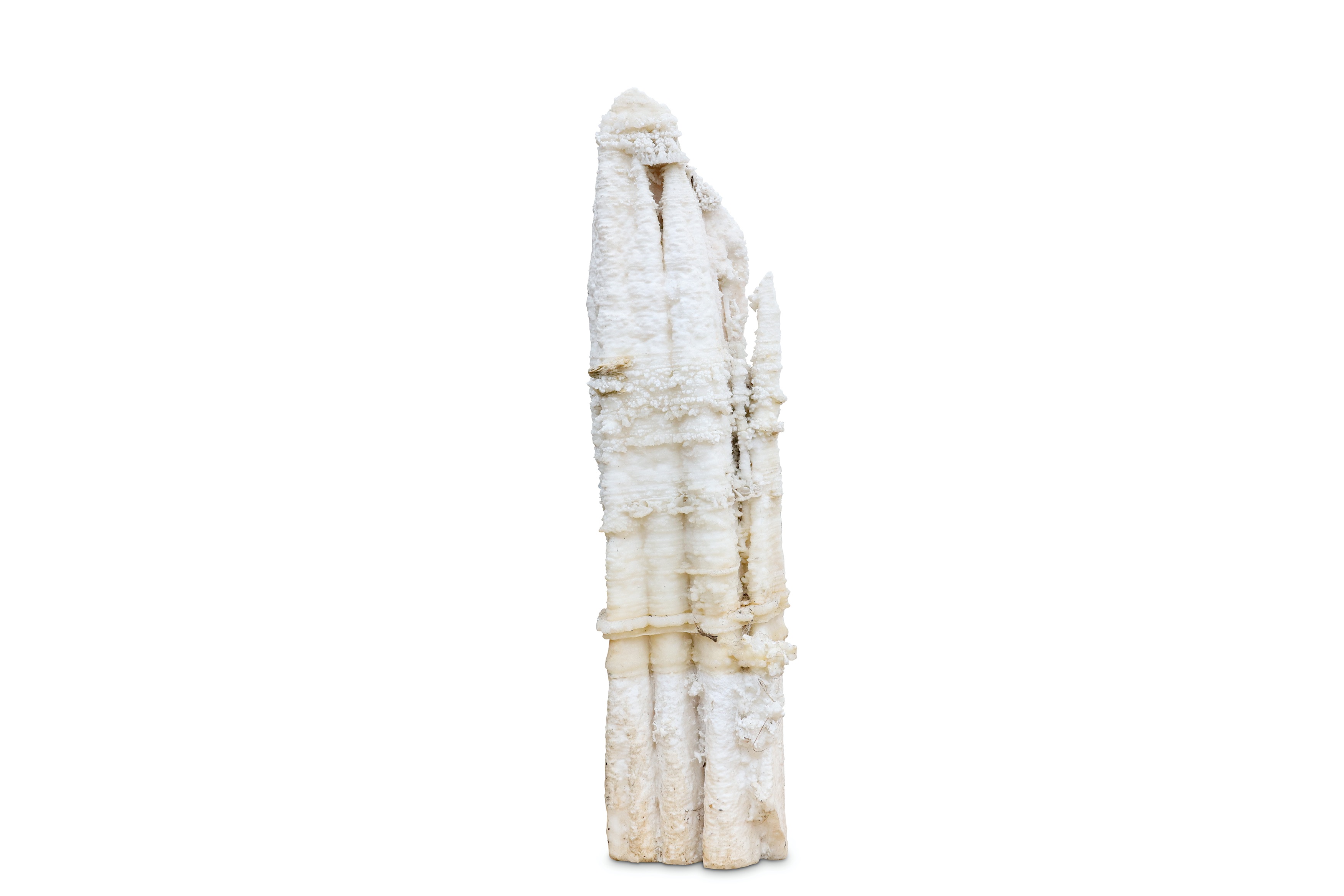 AN EXTREMELY LARGE AND RARE CALCITE STALACTITE, CHINESE