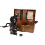 AN EARLY 20TH CENTURY ENGLISH STANLEY SURVEYORS THEODOLITE