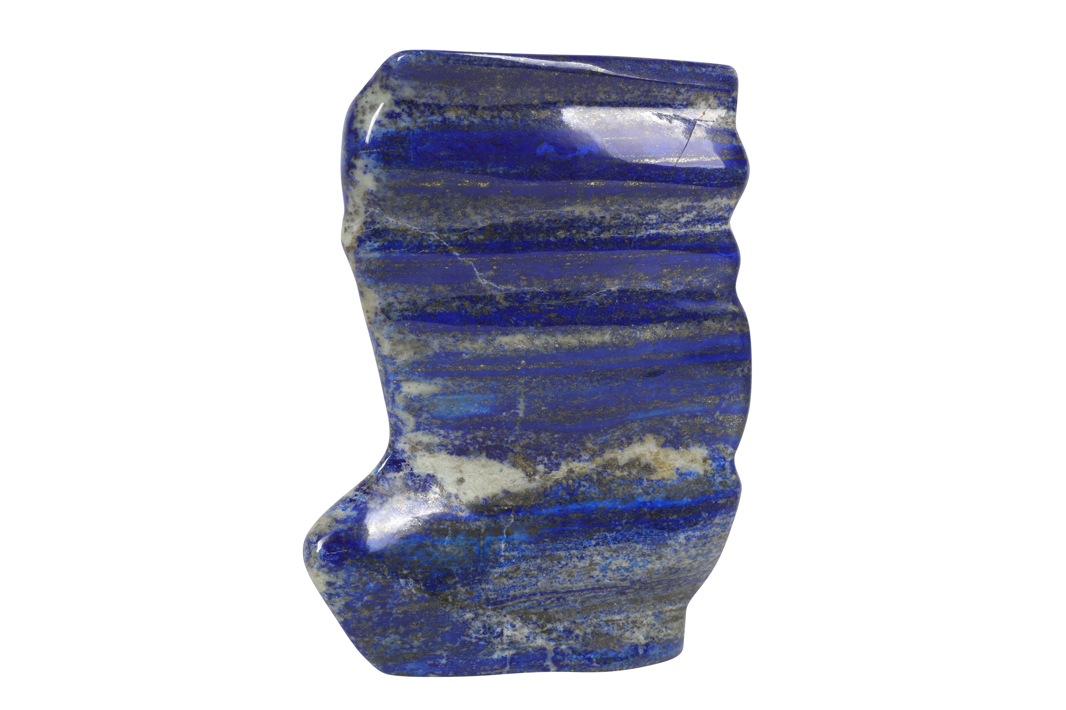 A LARGE SOLID LAPIS LAZULI FREE FORM SPECIMEN - Image 2 of 2