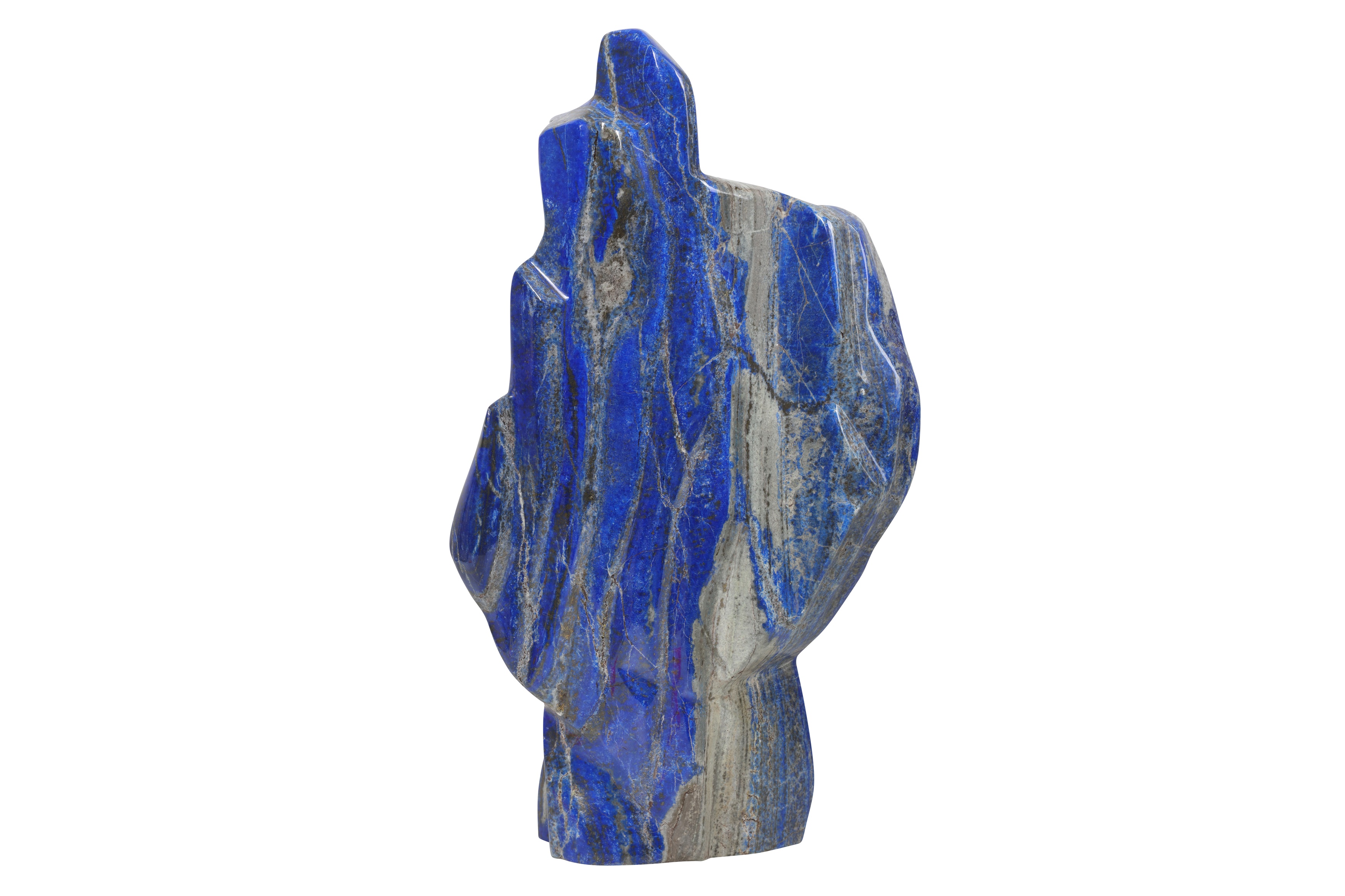 AN EXTREMELY LARGE SOLID LAPIS LAZULI FREE FORM SPECIMEN