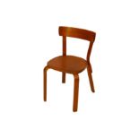 ALVAR AALTO for ARTEK, FINLAND, (1898-1976): a set of three birch '69' chairs