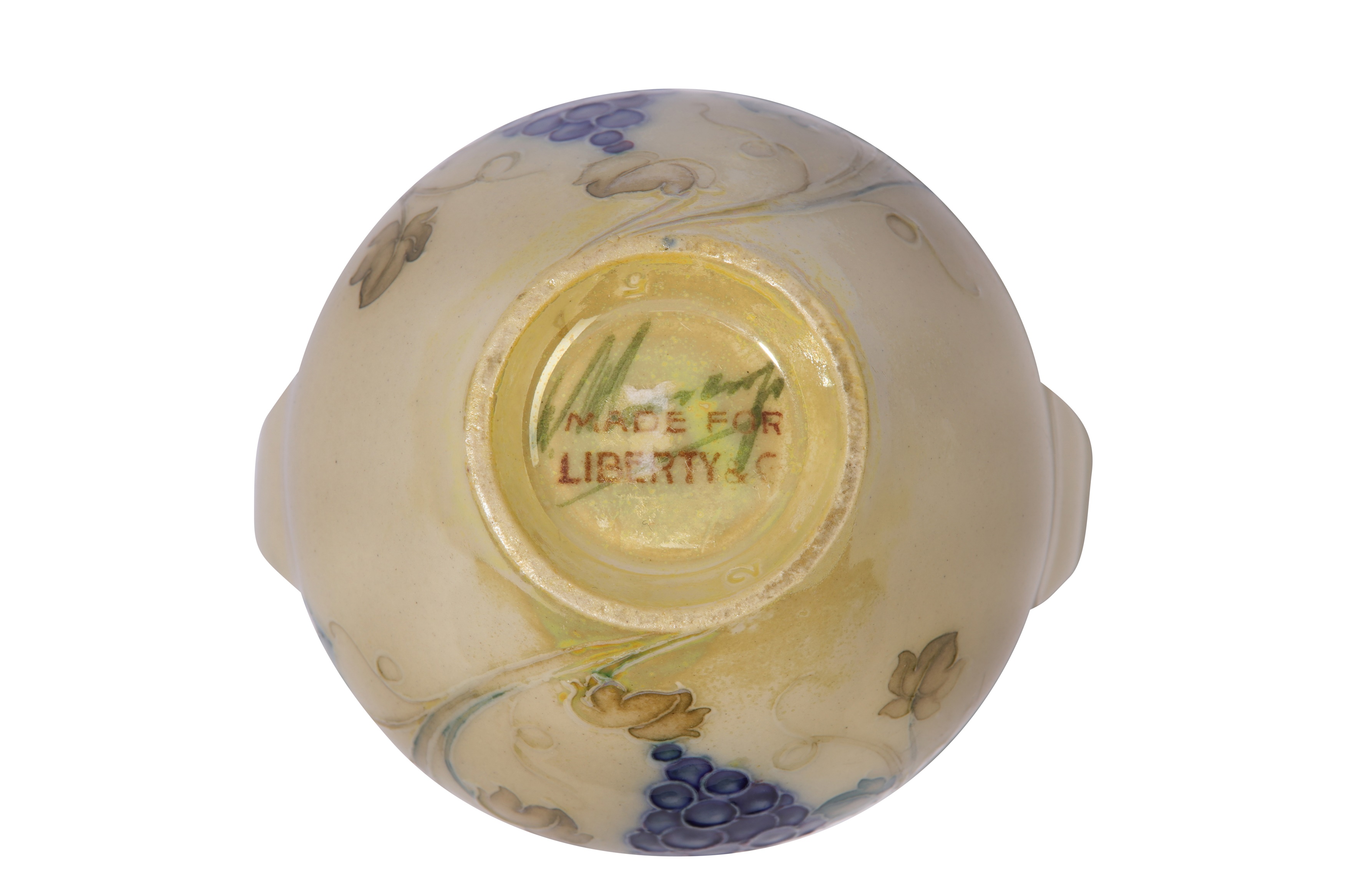 WILLIAM MOORCROFT for LIBERTY & CO: a lustre two handled vase, - Image 2 of 3