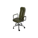 FREDERICK SCOTT FOR HILLE, ENGLAND, (1942-2001): an aluminium Supporto desk chair,