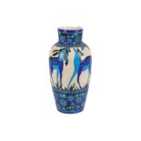 BOCH FRERES: a large Art Deco 'Biches Bleues' vase