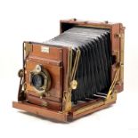 A Self-Erecting Sanderson 'Tropical Model' Half Plate Camera