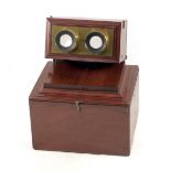 A Good Smith, Beck & Beck Folding Table-Top Stereo Viewer, circa 1860