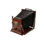 A Sands, Hunter & Co 'The Cranbourn' 5x4 Field Camera