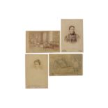 Cabinet cards 1860 - 1900, Philip A. Klier, William Whiteley and J. Carposio Atelier