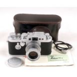 Leica IIIG Rangefinder Camera with Collapsable Elmar Lens