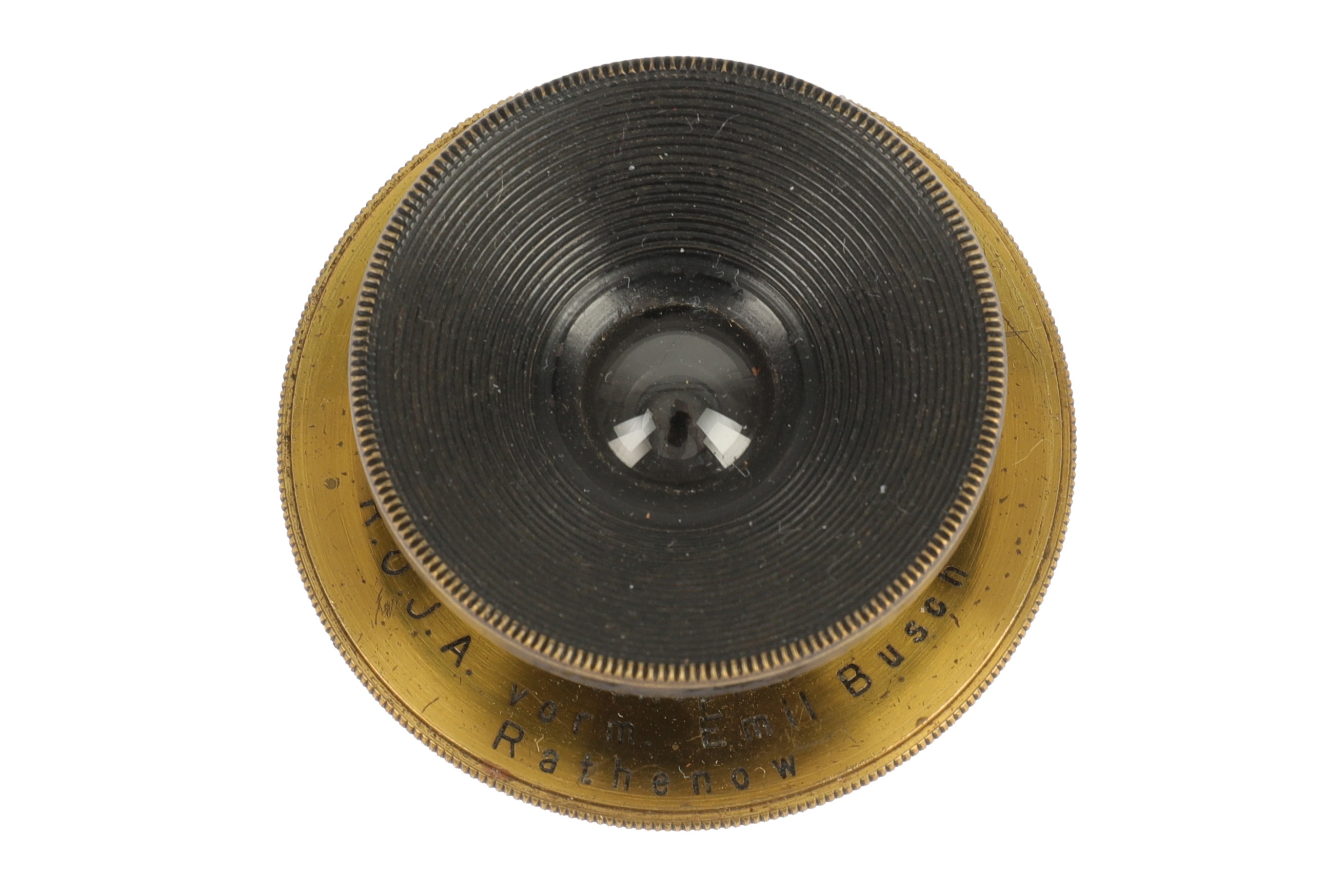 An Emil Busch Rathenow Pantoskop-Anastigmat No. 2 Brass Wide Angle Lens - Image 3 of 3