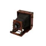 A J. Lancaster & Son Euryscope Half Plate Instantograph Camera