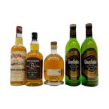 A selection of Single Malt Whiskies