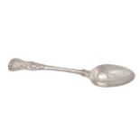 A George III sterling silver tablespoon, London 1819 by Paul Storr (1771-1844, first reg. 12th Jan