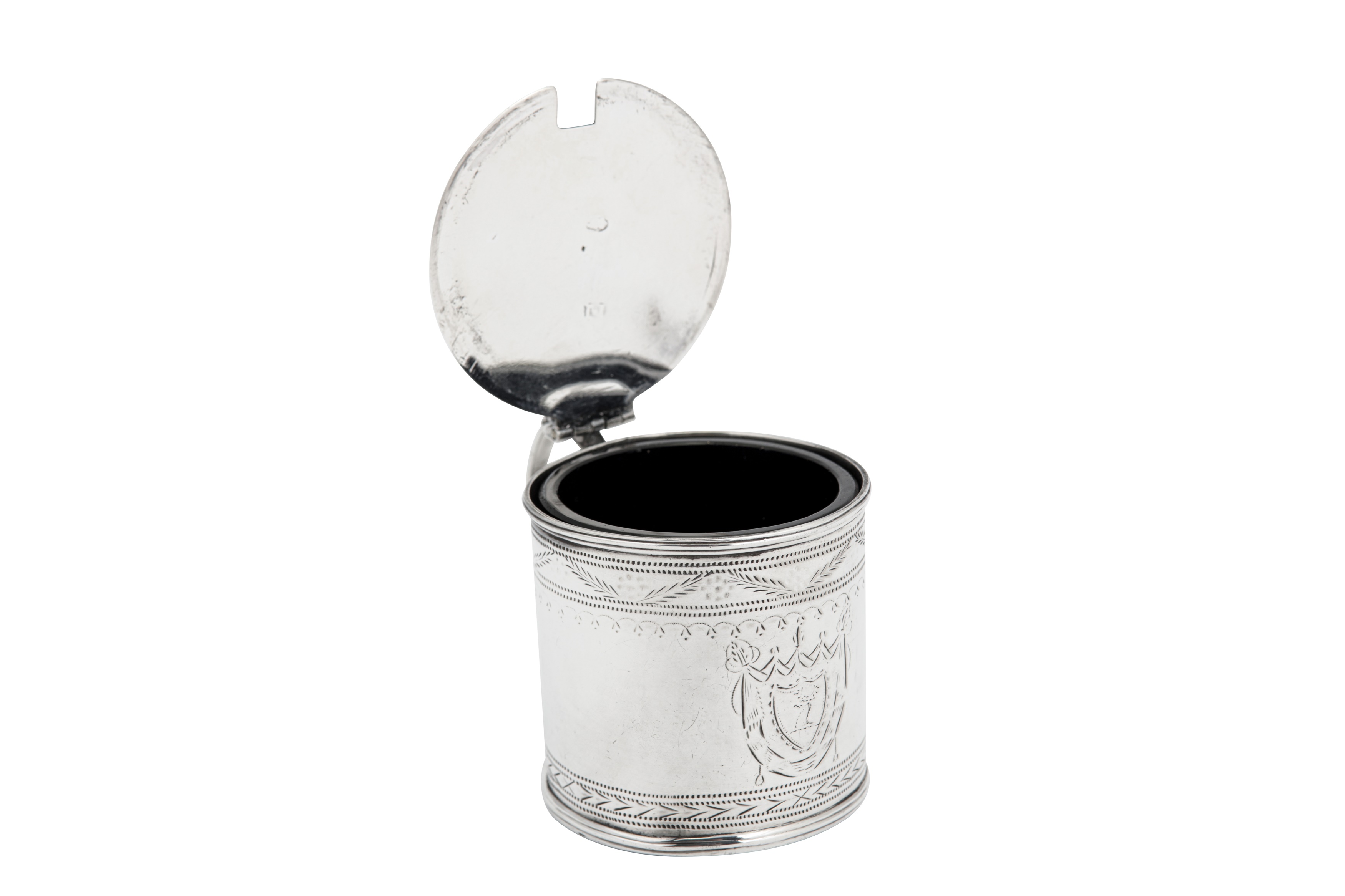 A George III Irish sterling silver mustard pot, Dublin 1793 by Joseph Jackson - Image 2 of 4