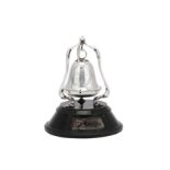 A George VI sterling silver copy of the Lanark bell, London 1945 by Wakely and Wheeler