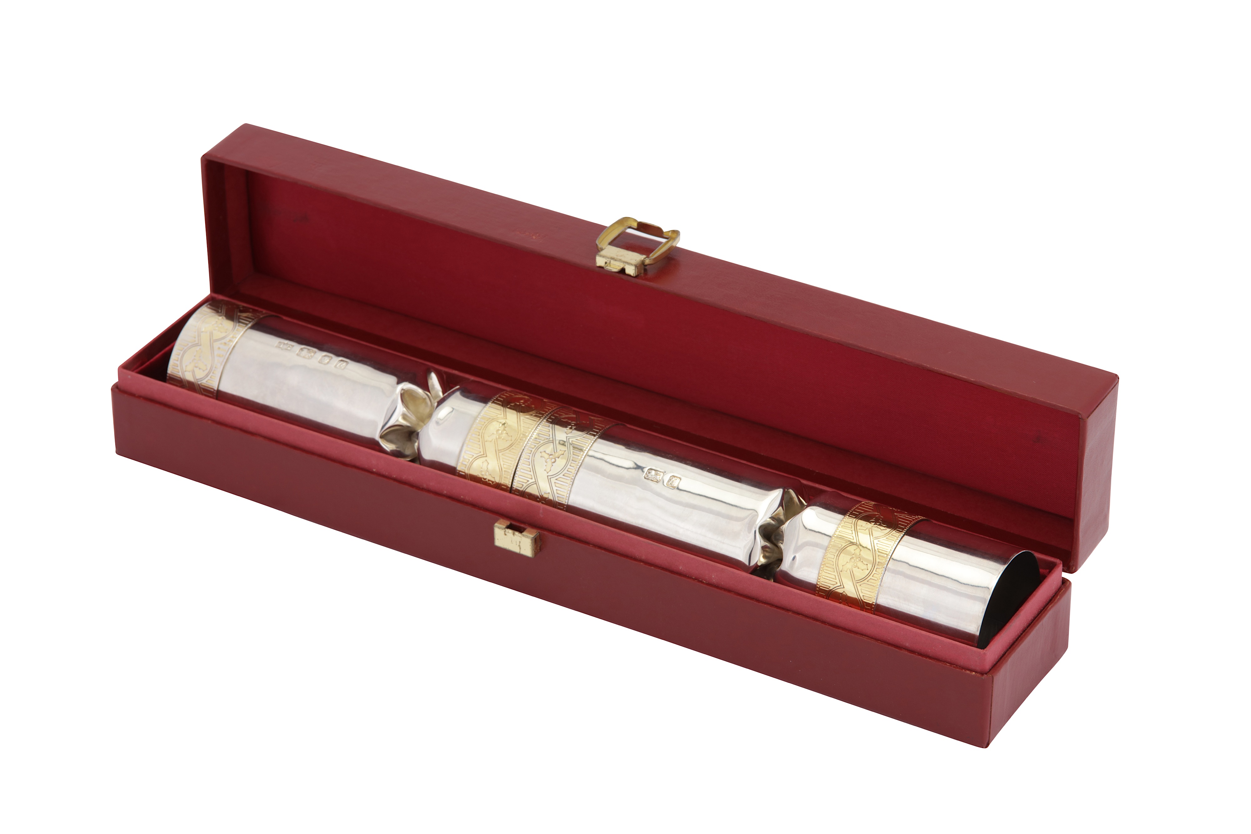 A cased Elizabeth II parcel-gilt sterling silver novelty box, London 1991 by JC (untraced)