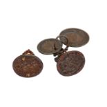 Bree Family Lot 69-74 – Two 18th century steel wax seals, circa 1750-80