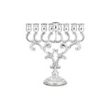 A second half of the 20th century silver Hanukkah lamp
