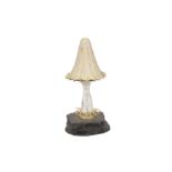 An Elizabeth II sterling silver parcel gilt novelty surprise mushroom, London 1981 by Christopher