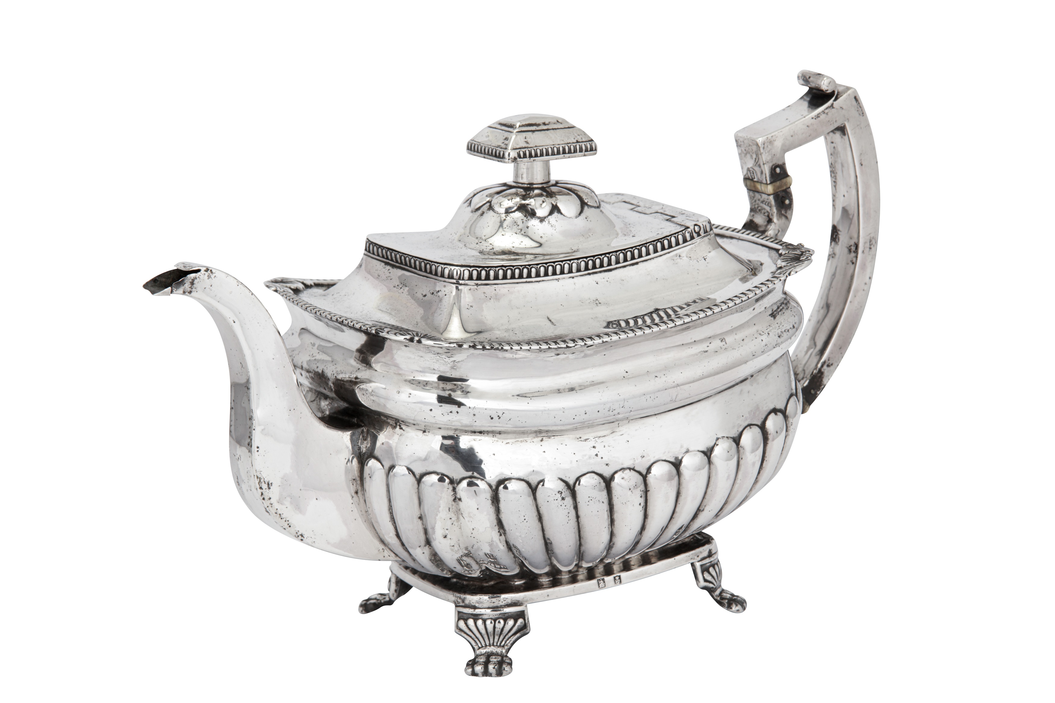 Hallmarking Interest – A George III Irish sterling silver teapot, Dublin 1811 by Richard Sawyer