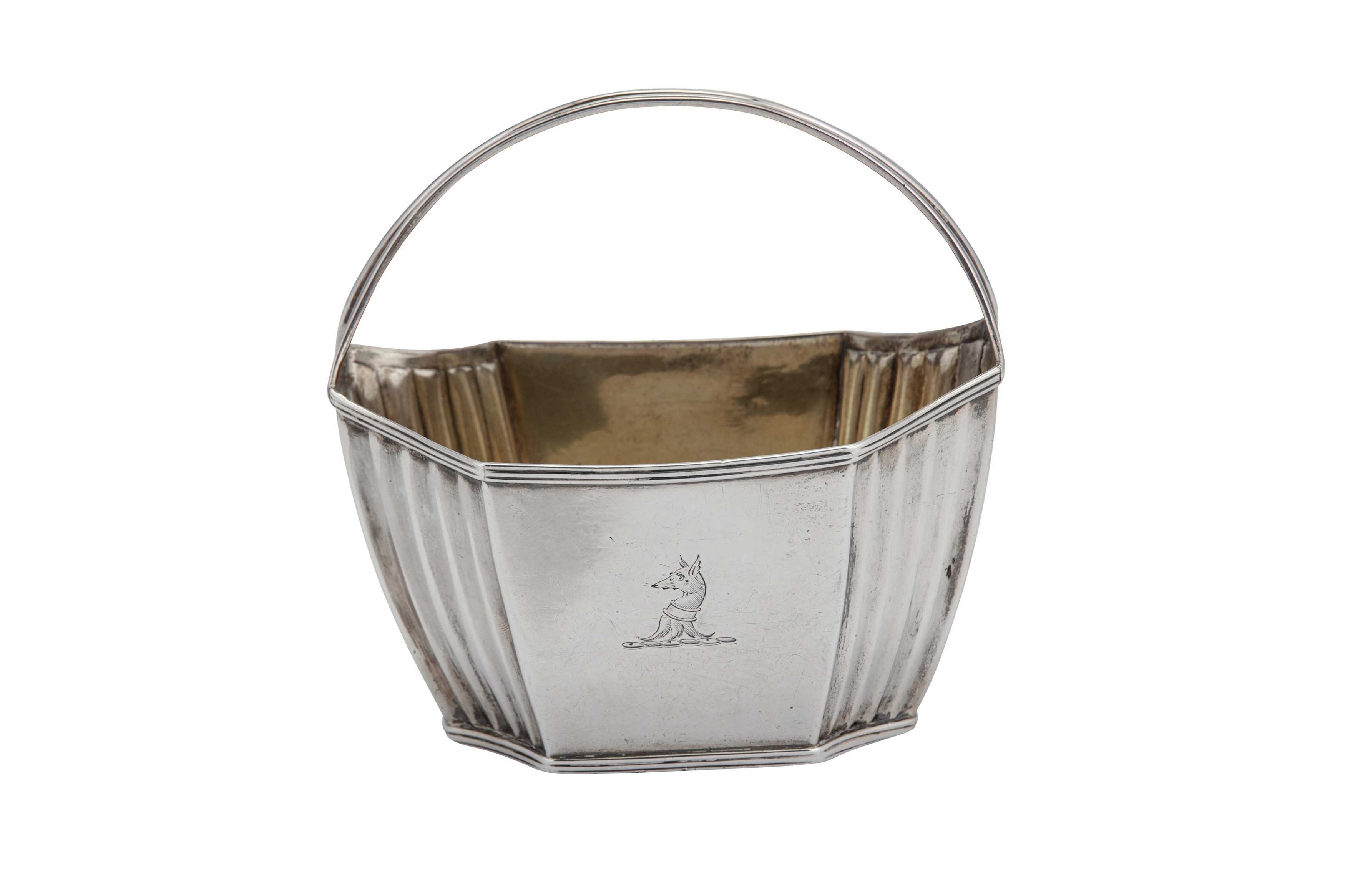 A George III sterling silver sugar basket, London 1797 probably by Henry Nutting - Image 2 of 4