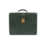 Louis Vuitton Epicea Green Taiga Pilot Case