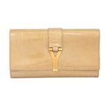 Yves Saint Larent Gold Cabas Chyc Large Clutch