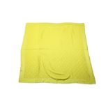 Christian Dior Chartreuse Silk Wool Scarf