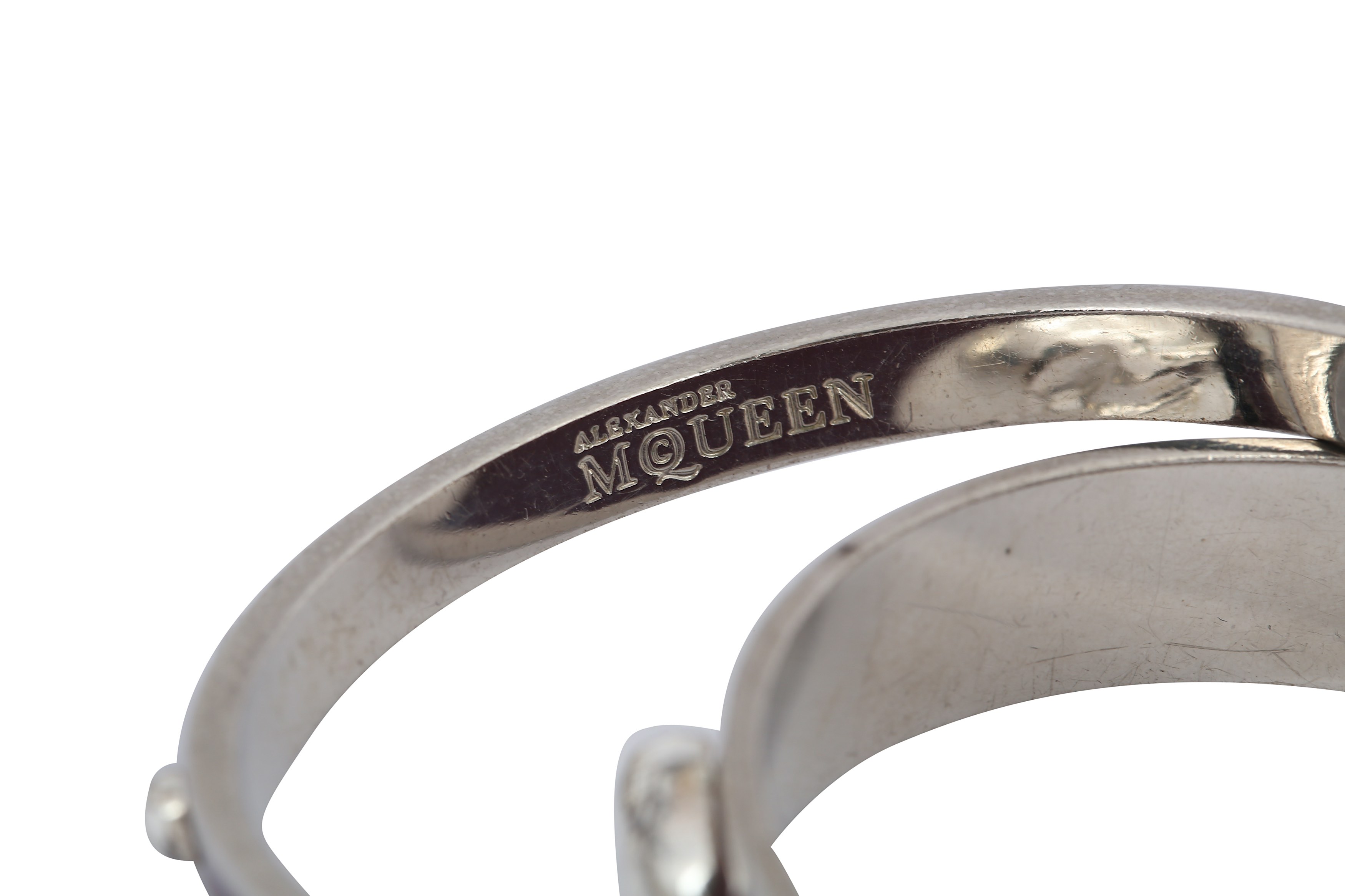 Alexander McQueen Purple Skull Bangles - Image 4 of 4