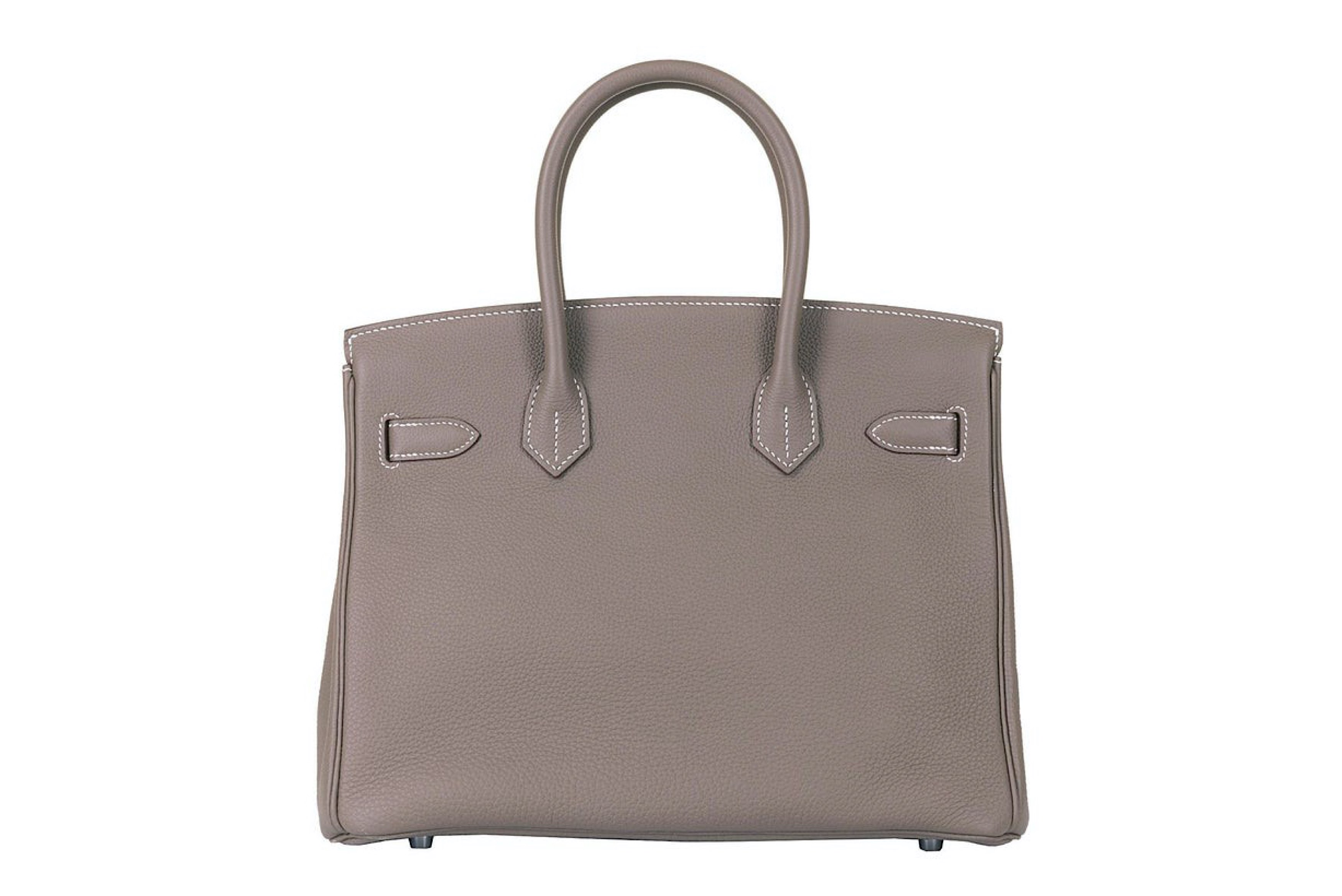 Hermes Etoupe Togo Birkin 30 - Image 2 of 8