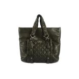 Chanel Dark Grey Large Tote