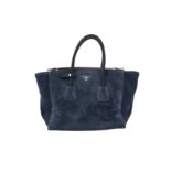 Prada Navy Twin Pocket Tote