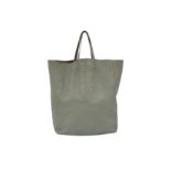 Celine Grey Vertical Cabas Large Shopper Tote