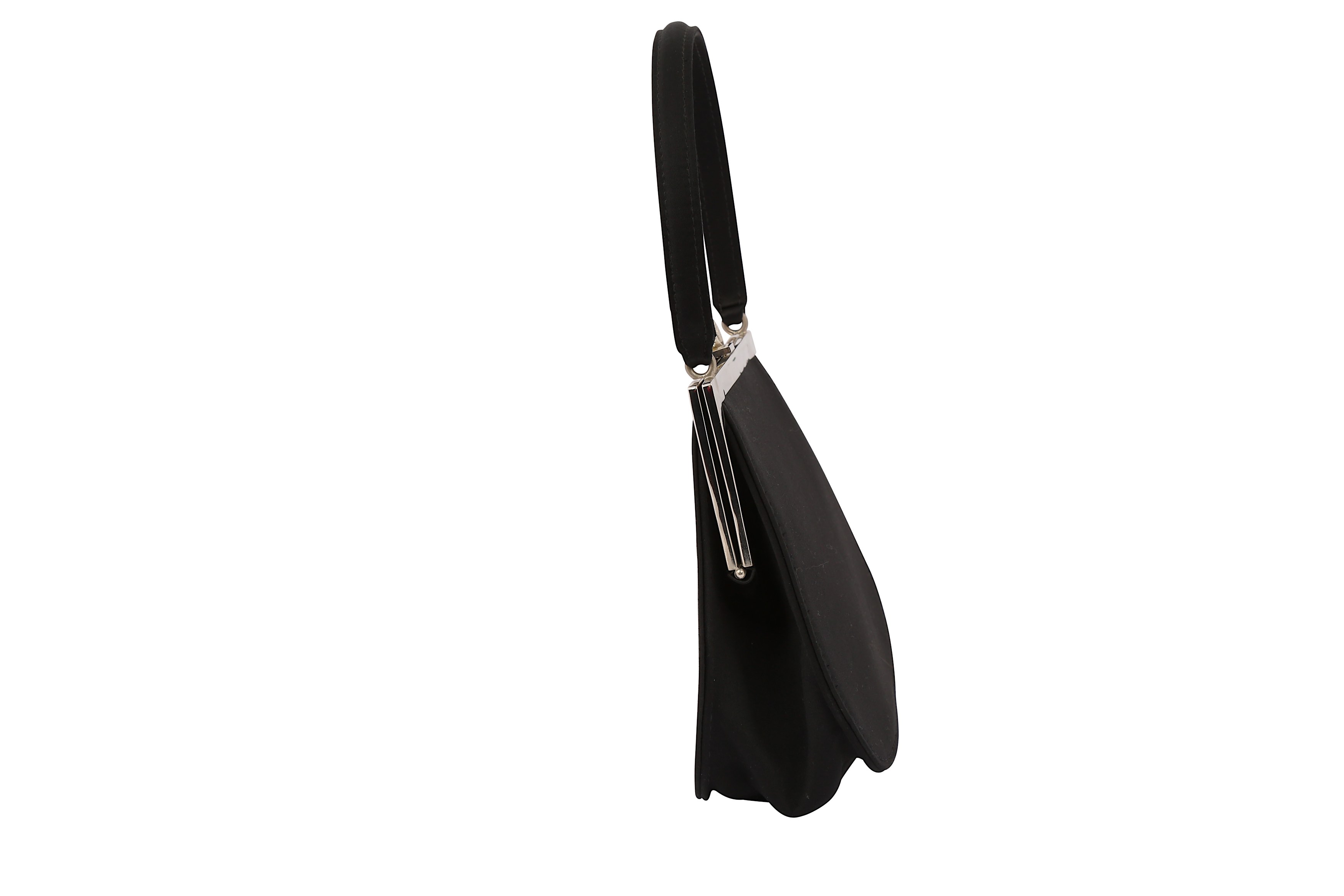 Gianni Versace Black Top Handle Mini Bag - Image 4 of 8