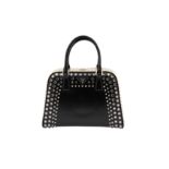 Prada Two Tone Crystal Studded Pyramid Bag