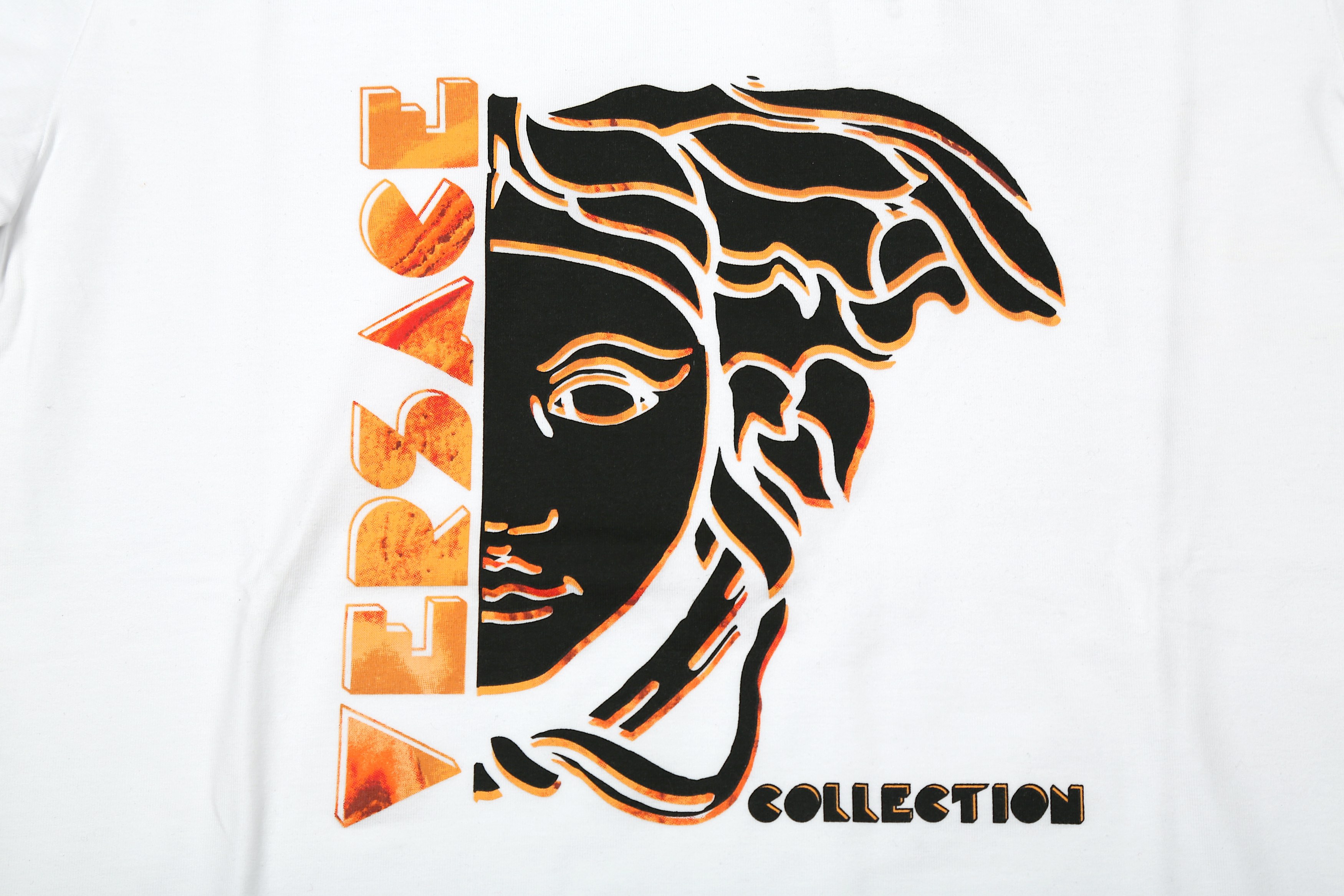 Versace Collection White Medusa Logo T-Shirt - Size S - Image 3 of 4