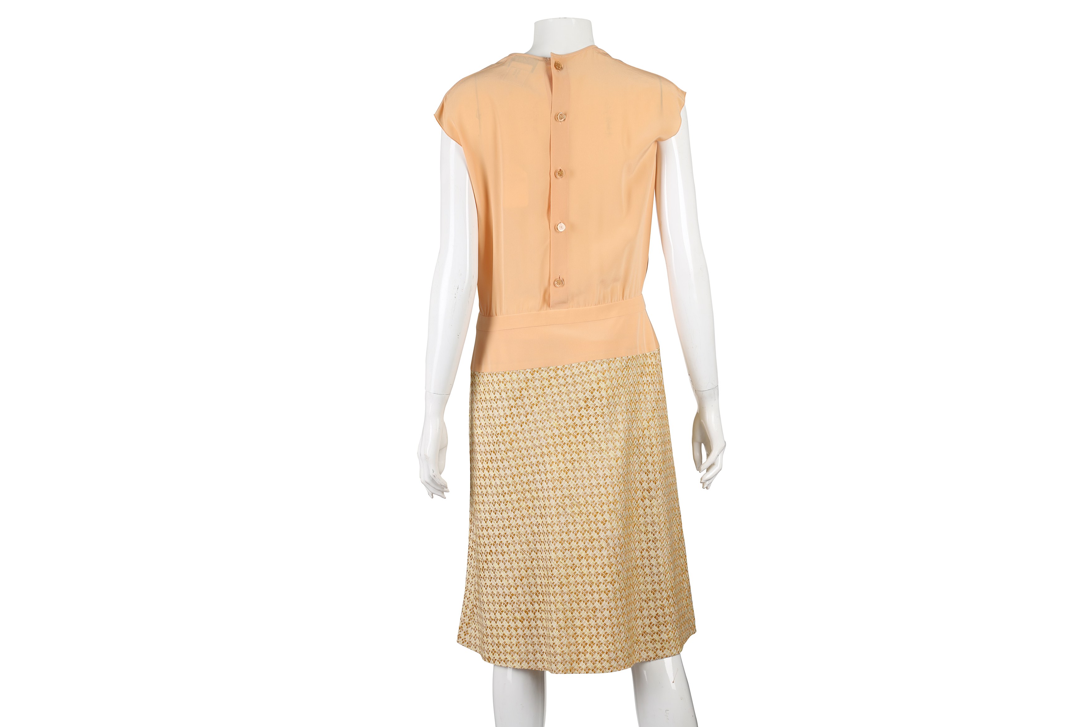 Chanel Honey Tweed Dress and Coat Suit - Size 42 - Image 5 of 8