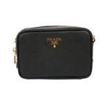 Prada Black Saffiano Mini Camera Bag