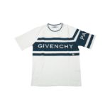 Givenchy White Logo Band T-Shirt - Size S