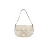 Fendi White Selleria Shoulder Bag