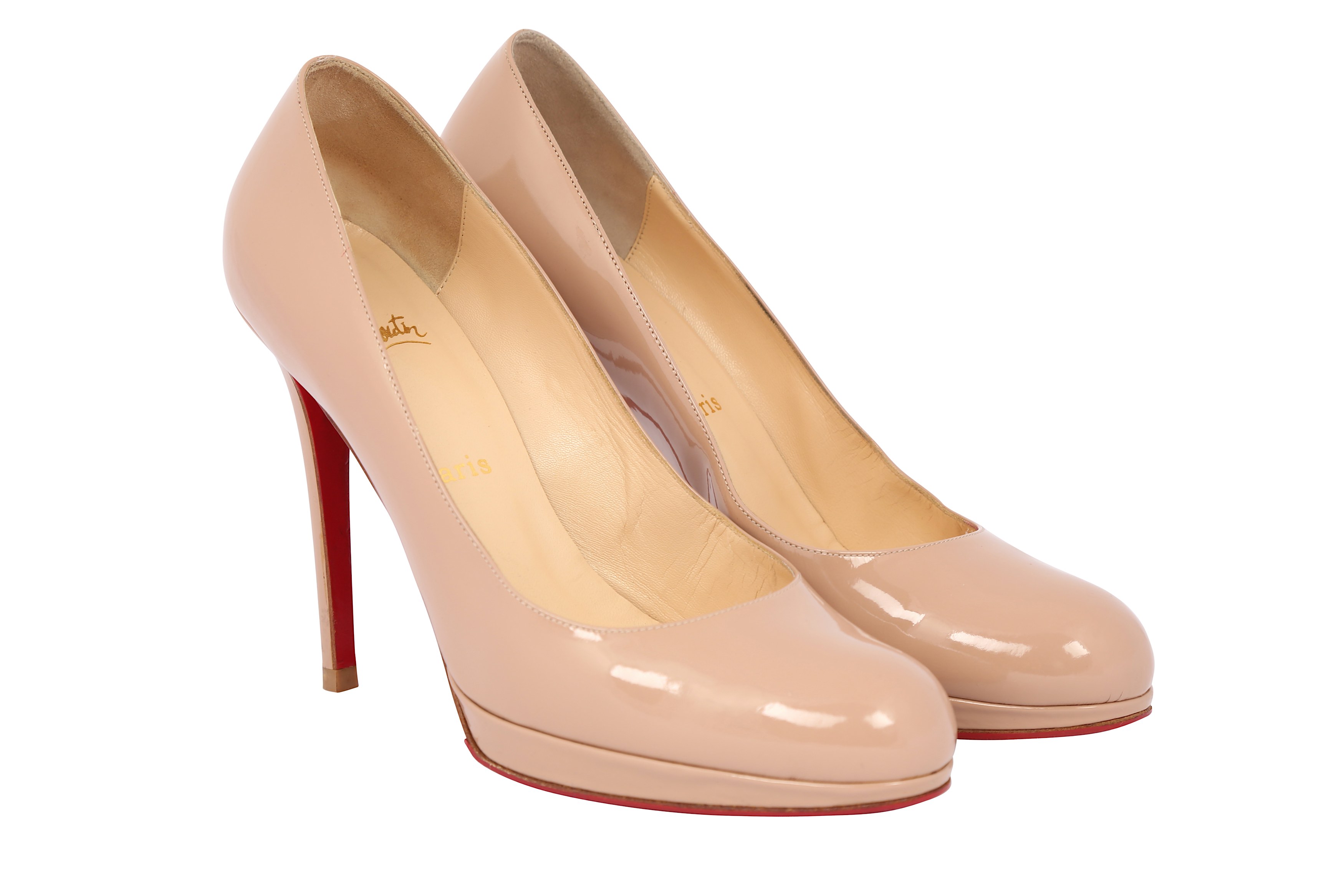 Christian Louboutin Nude Neofilo Pumps - Size 40.5